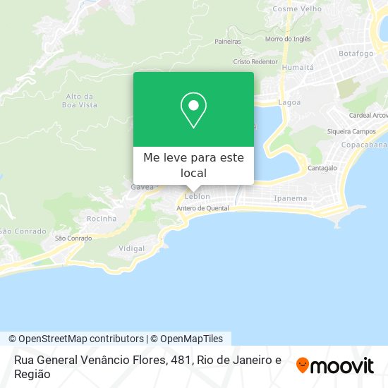 Rua General Venâncio Flores, 481 mapa