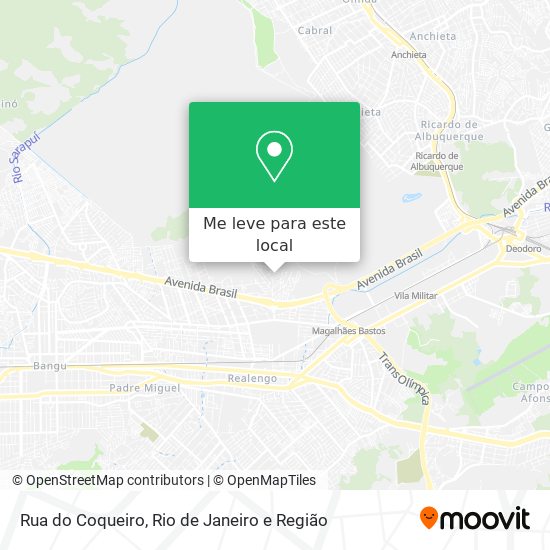 Rua do Coqueiro mapa