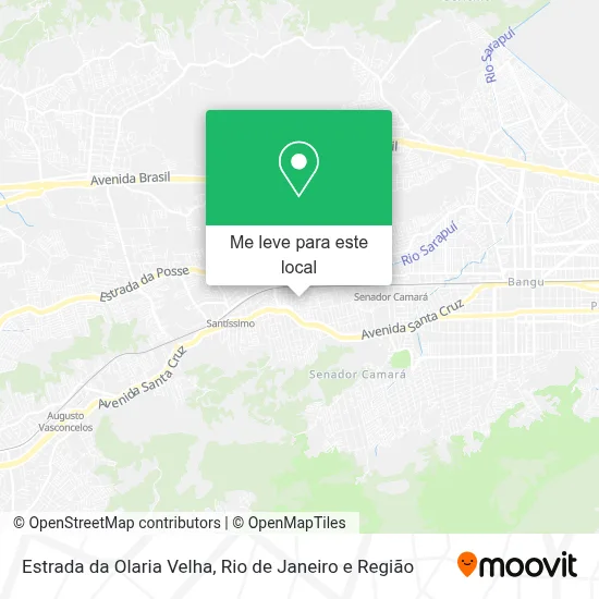 Estrada da Olaria Velha mapa