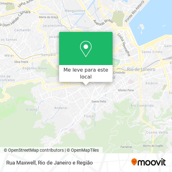 Rua Maxwell mapa