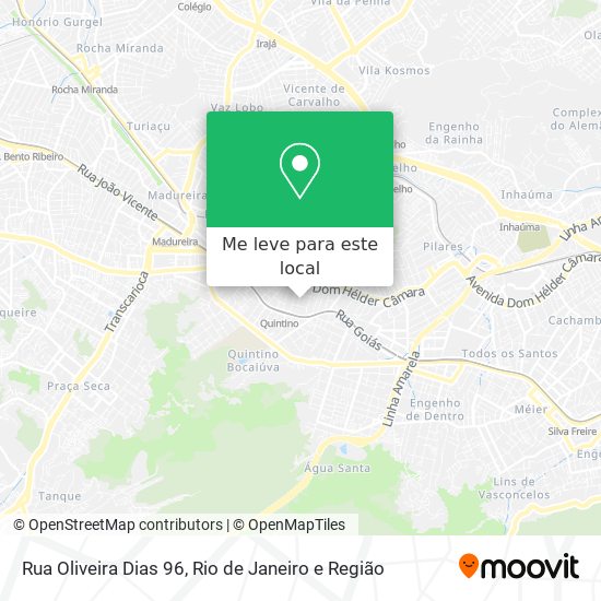 Rua Oliveira Dias 96 mapa