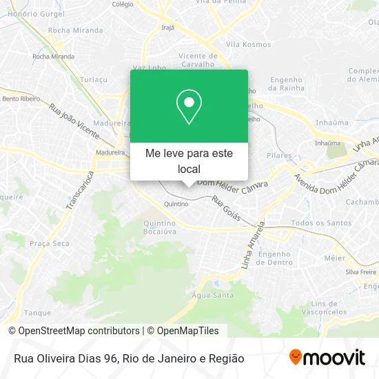 Rua Oliveira Dias 96 mapa