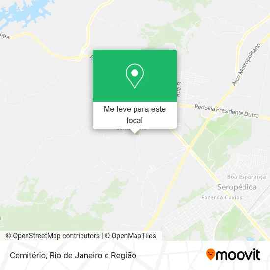 Cemitério mapa