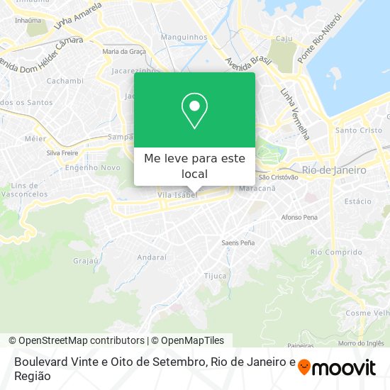 Boulevard Vinte e Oito de Setembro mapa