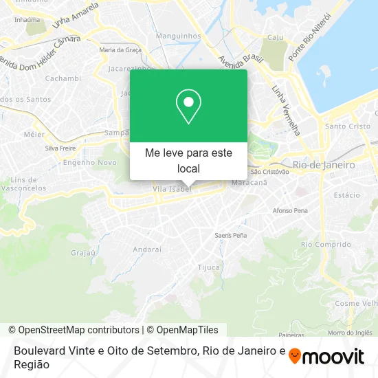 Boulevard Vinte e Oito de Setembro mapa