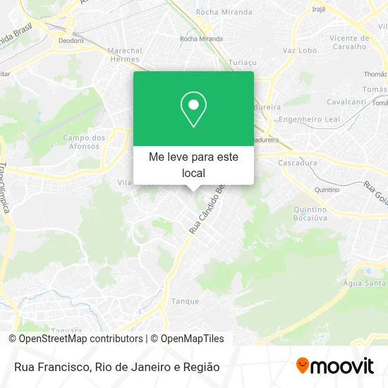 Rua Francisco mapa