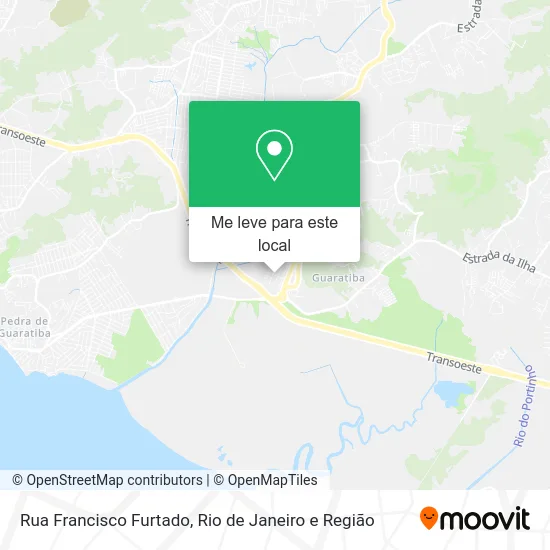 Rua Francisco Furtado mapa