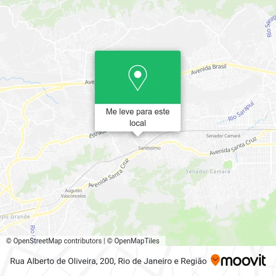 Rua Alberto de Oliveira, 200 mapa