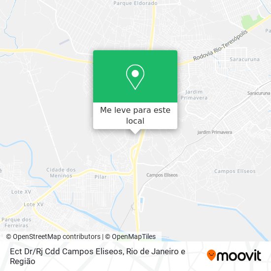 Ect Dr/Rj Cdd Campos Eliseos mapa