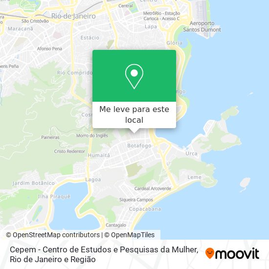 Cepem - Centro de Estudos e Pesquisas da Mulher mapa