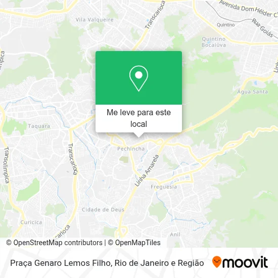 Praça Genaro Lemos Filho mapa