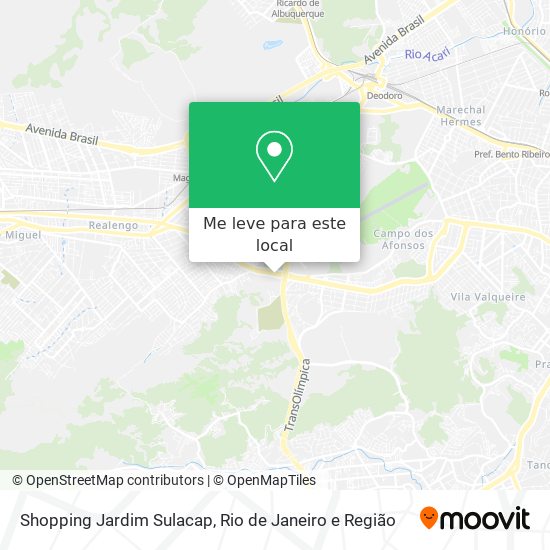 Shopping Jardim Sulacap mapa