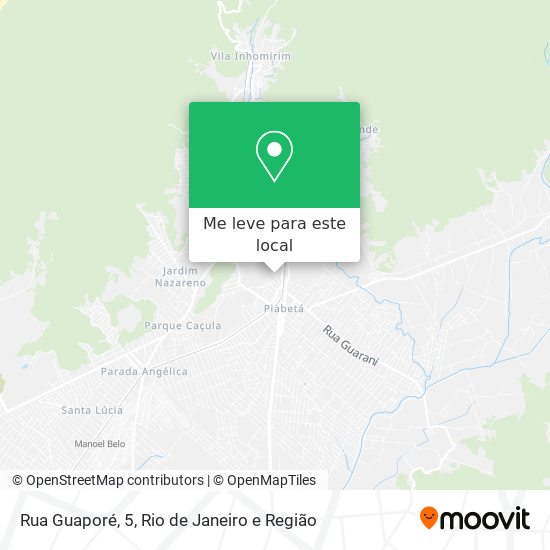 Rua Guaporé, 5 mapa