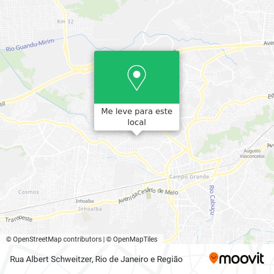 Rua Albert Schweitzer mapa