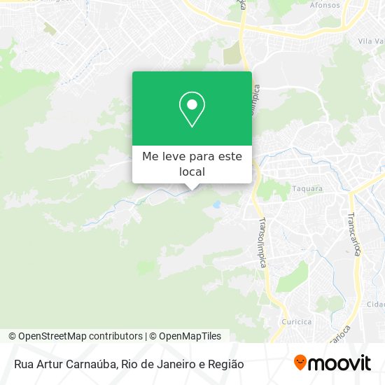 Rua Artur Carnaúba mapa