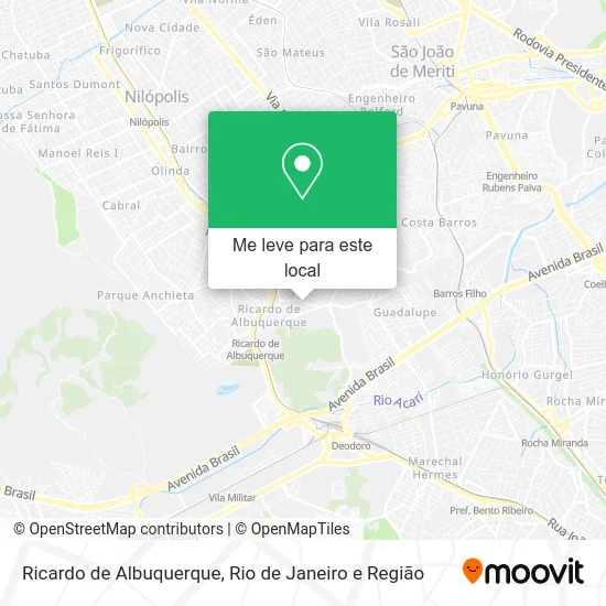 Ricardo de Albuquerque mapa