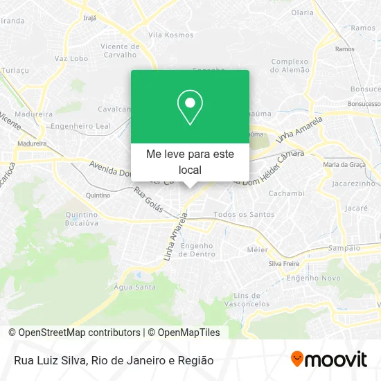 Rua Luiz Silva mapa