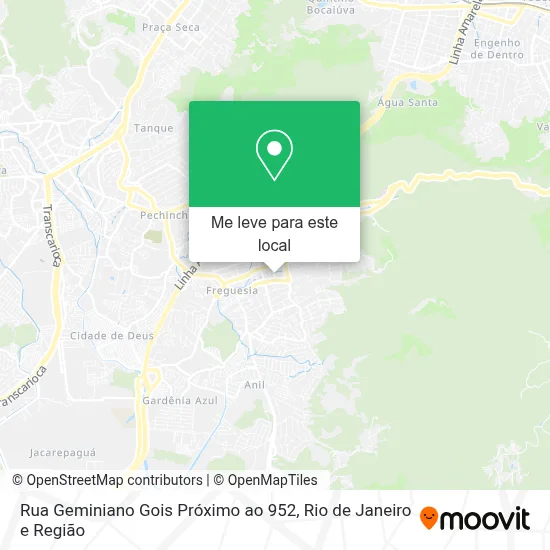 Rua Geminiano Gois Próximo ao 952 mapa