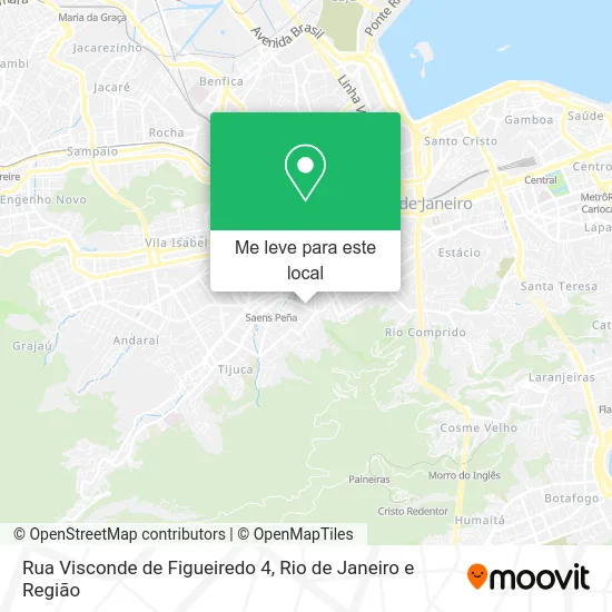 Rua Visconde de Figueiredo 4 mapa