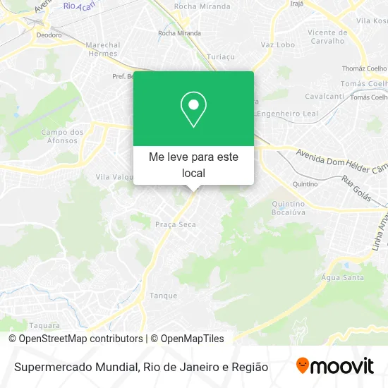 Supermercado Mundial mapa
