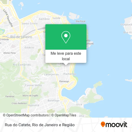 Rua do Catete mapa