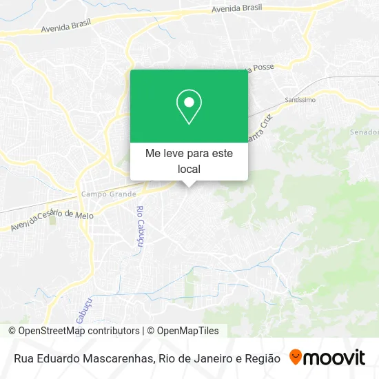 Rua Eduardo Mascarenhas mapa