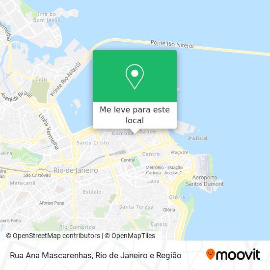 Rua Ana Mascarenhas mapa