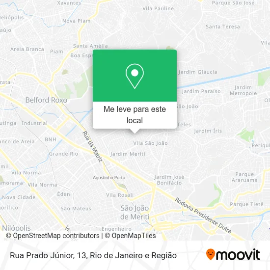 Rua Prado Júnior, 13 mapa
