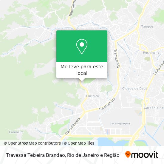Travessa Teixeira Brandao mapa