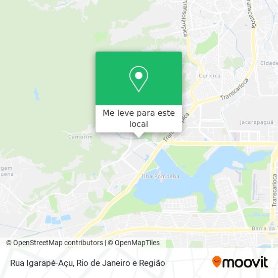 Rua Igarapé-Açu mapa