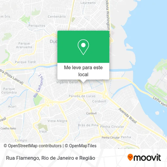 Rua Flamengo mapa