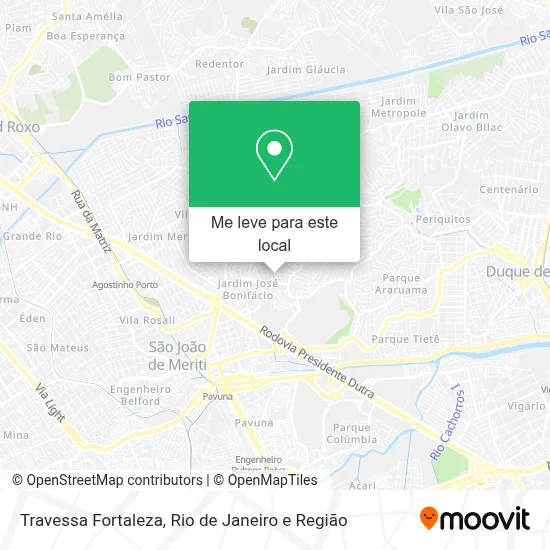 Travessa Fortaleza mapa