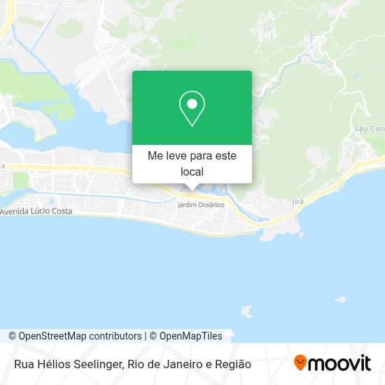 Rua Hélios Seelinger mapa