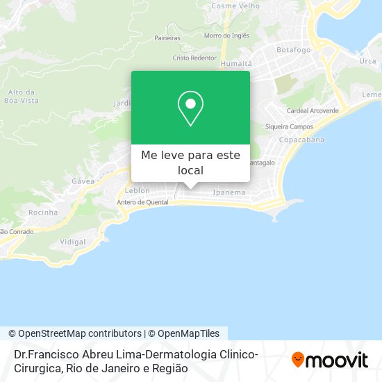 Dr.Francisco Abreu Lima-Dermatologia Clinico-Cirurgica mapa