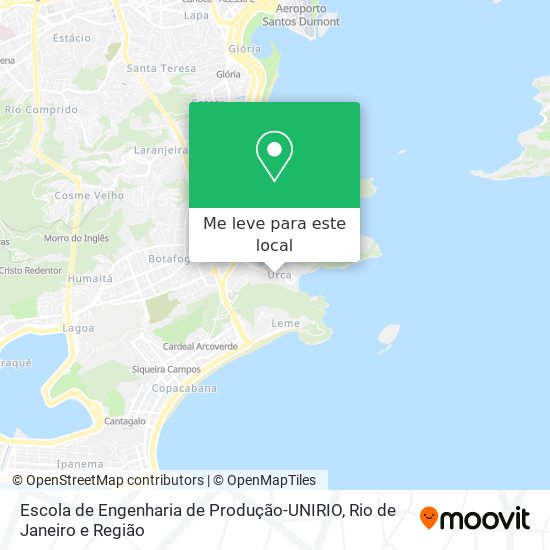 Escola de Engenharia de Produção-UNIRIO mapa