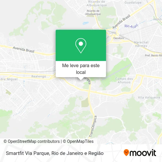 Smartfit Via Parque mapa