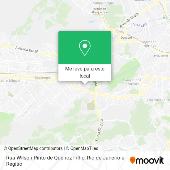 Rua Wilson Pinto de Queiroz Filho mapa