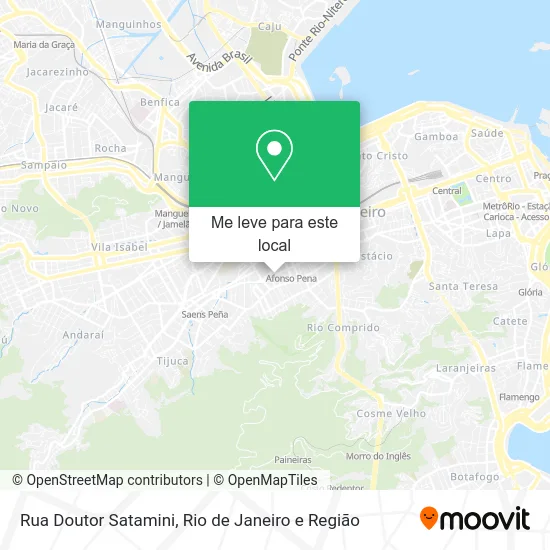 Rua Doutor Satamini mapa