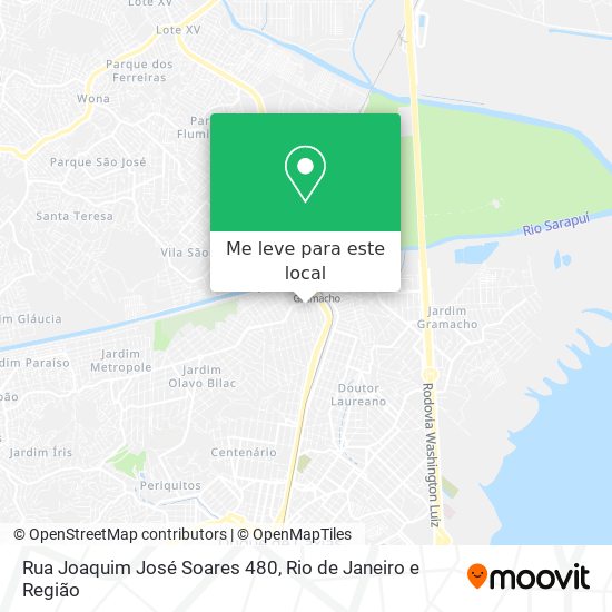 Rua Joaquim José Soares 480 mapa