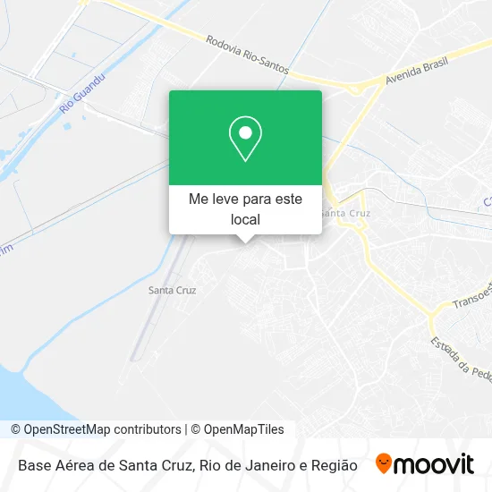 Base Aérea de Santa Cruz mapa