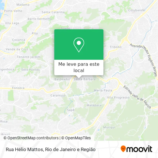 Rua Hélio Mattos mapa