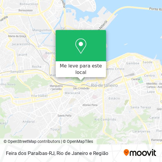 Feira dos Paraibas-RJ mapa