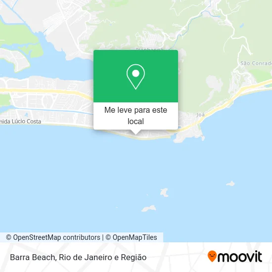 Barra Beach mapa