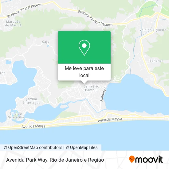 Avenida Park Way mapa