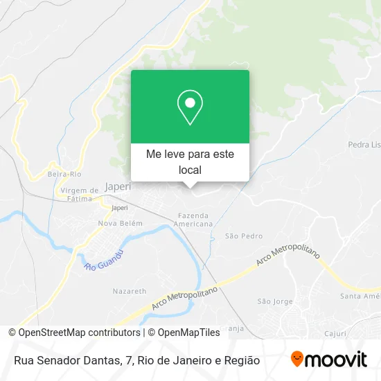 Rua Senador Dantas, 7 mapa