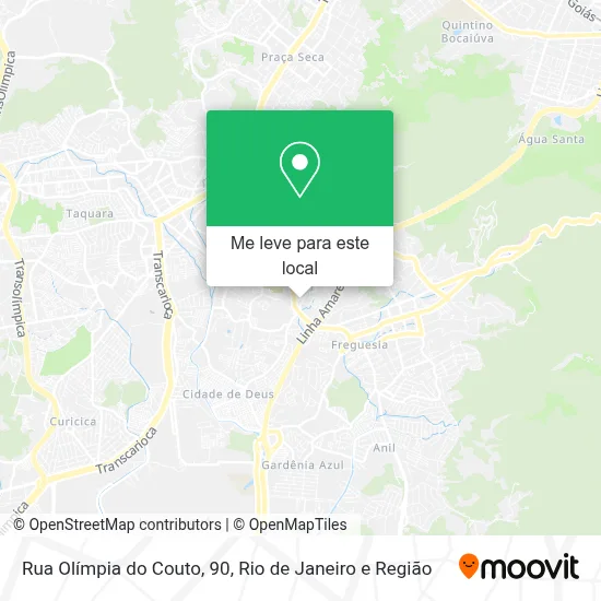 Rua Olímpia do Couto, 90 mapa