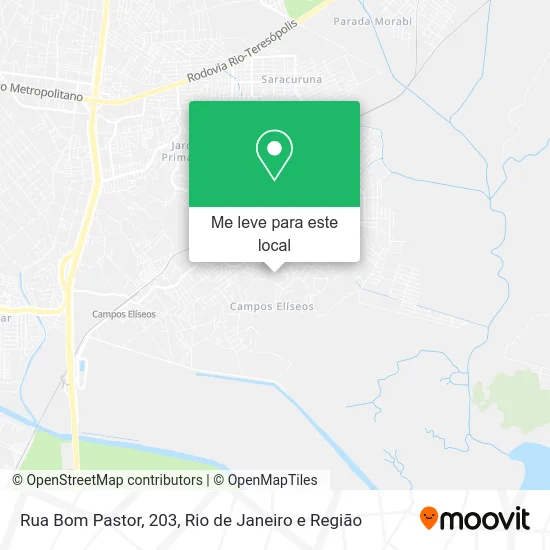 Rua Bom Pastor, 203 mapa
