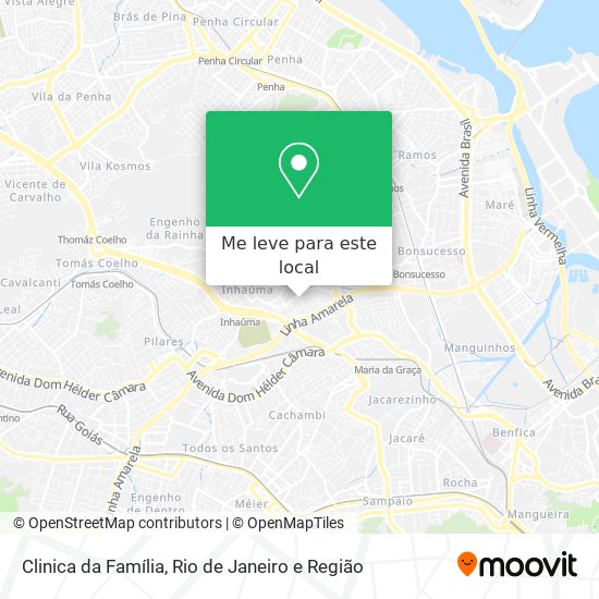 Clinica da Família mapa