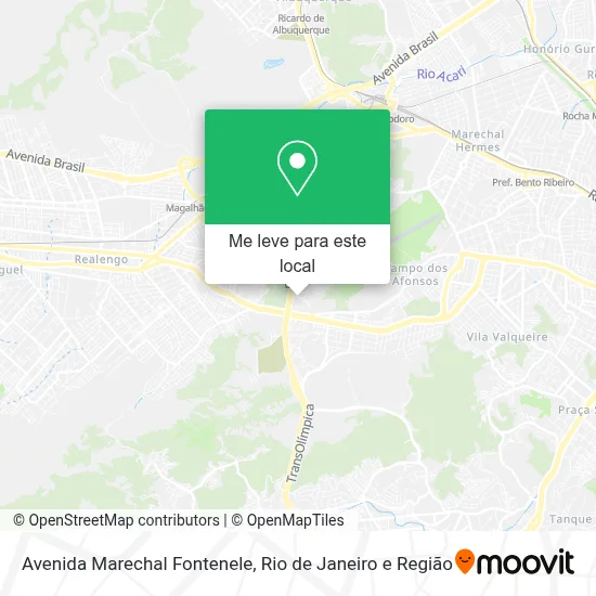 Avenida Marechal Fontenele mapa