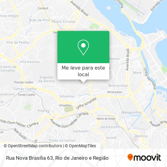 Rua Nova Brasília 63 mapa